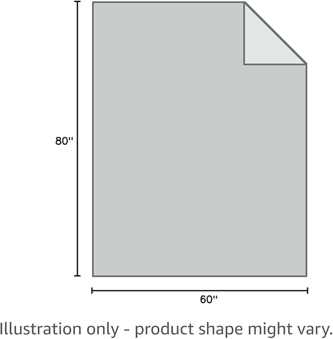 Throw Blanket in Light Coffee Flannel Fleece, 60 x 80 Inch