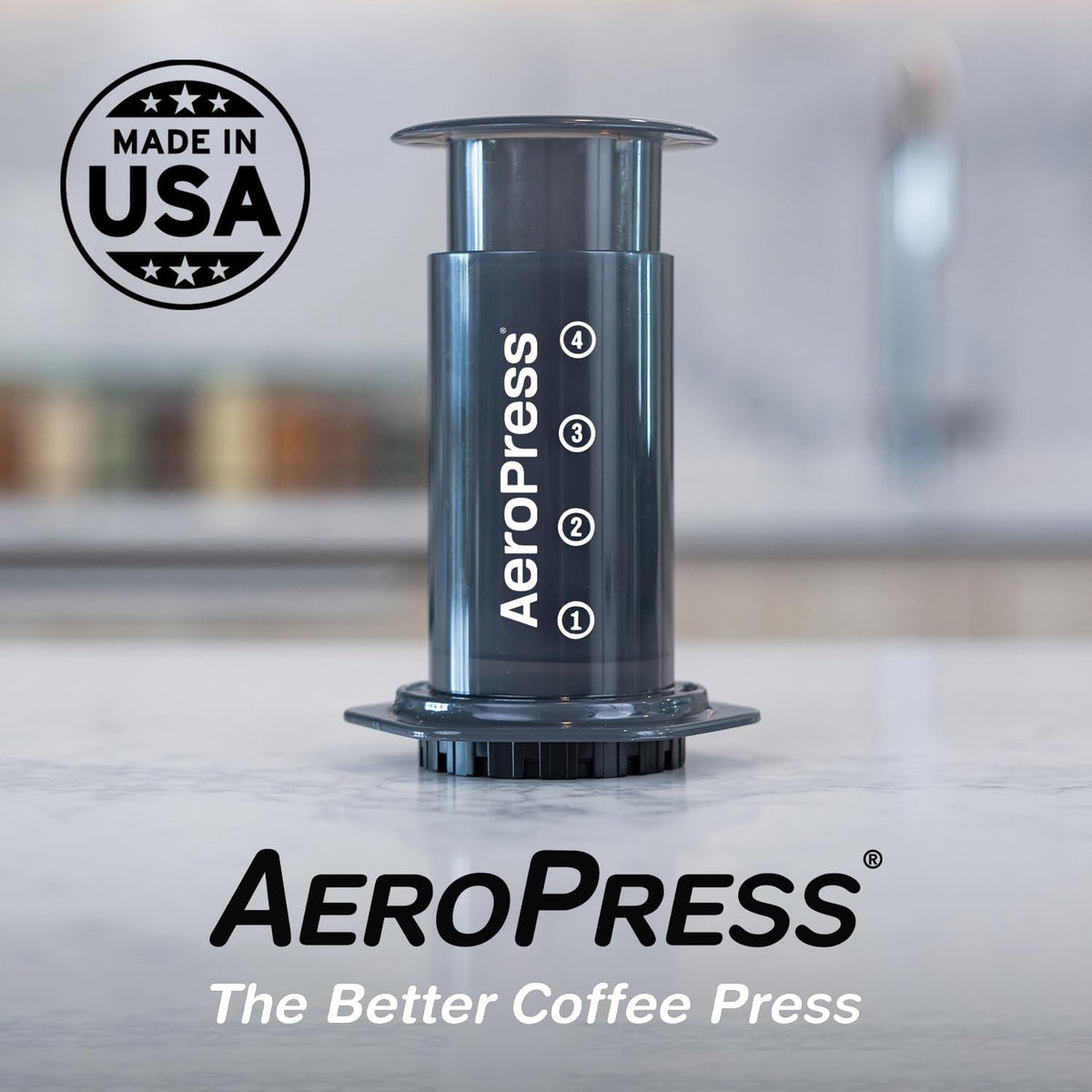 Original Coffee Press, French Press, Pour-Over & Espresso Style – size reference