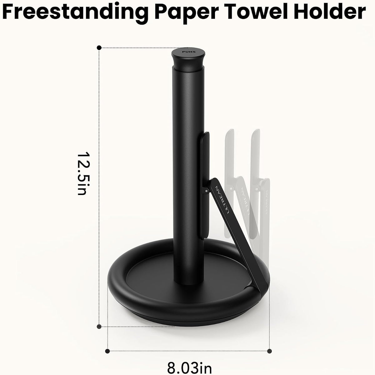 Paper Towel Holder with Spray Bottle, Countertop Freestanding Paper Towel – set view