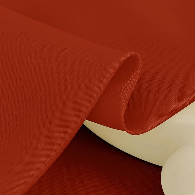 Tablecloths, Square Rust Polyester, 70 x 70 Inch