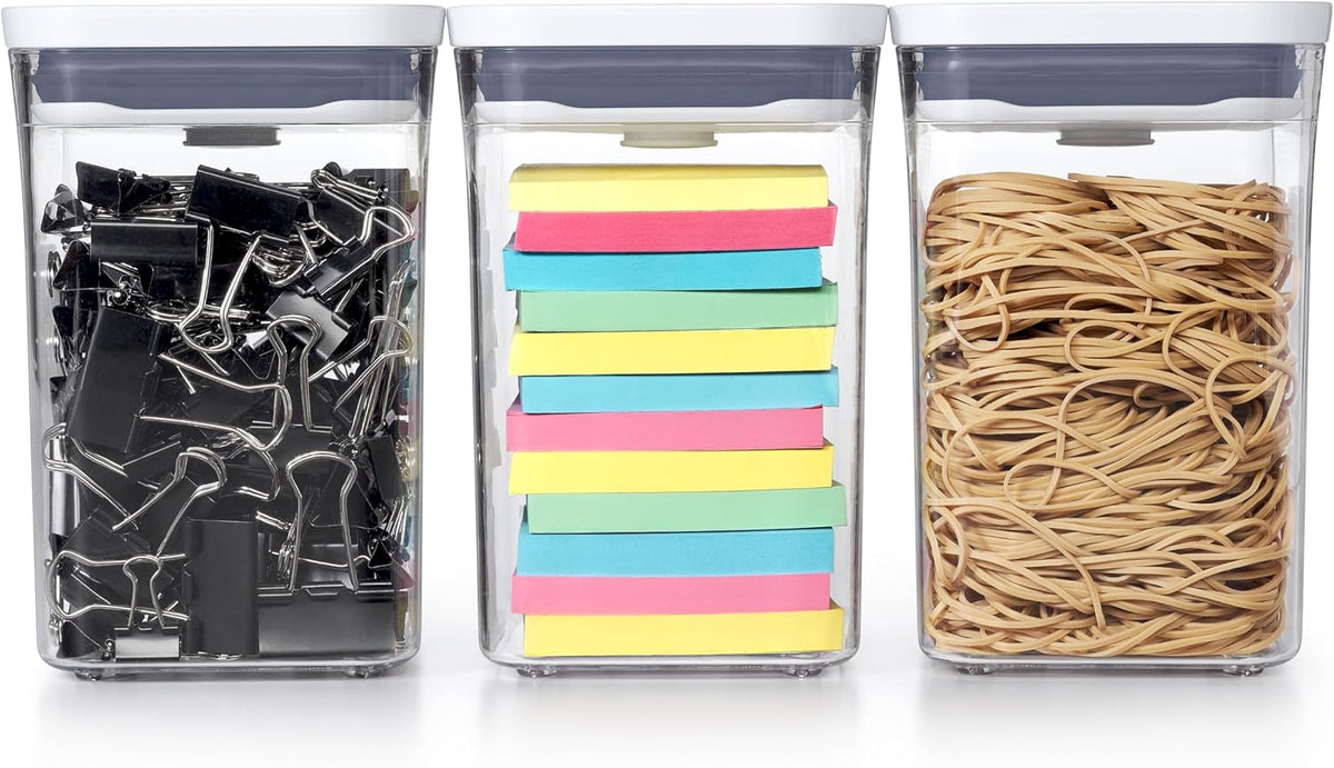 Good Grips 3-Piece Small Square Short POP Container Set – another angle
