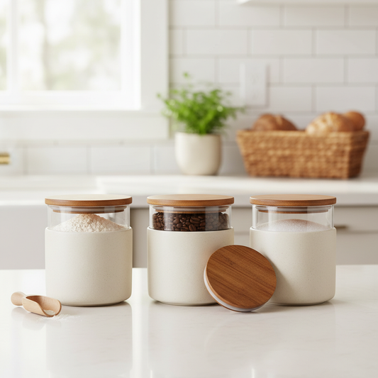 From Cluttered Countertop to Organized Kitchen: A Step-by-Step Airtight Ceramic Canister Set Guide for Home Cooks