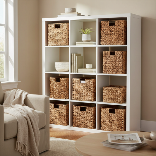 Home Organization on a Budget: How to Get a Clutter-Free, Stylish Space With Water Hyacinth Storage Baskets Without Spending a Fortune