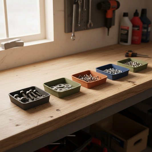The Real Difference Between a Magnetic Parts Tray and a Regular Bowl for Garage Workshop Organization — And Which One Fits Your Workflow