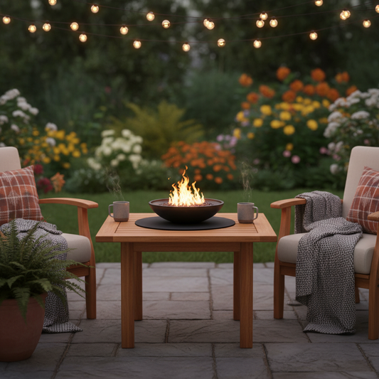 Why Tabletop Fire Pit Safety Fails on Outdoor Patios — and How to Fix It Without Replacing Your Table