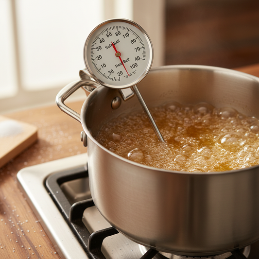 Candy Thermometer Frying Oil Temperature Baking: Telling Two Kitchen Problems Apart by Reading Your Dial