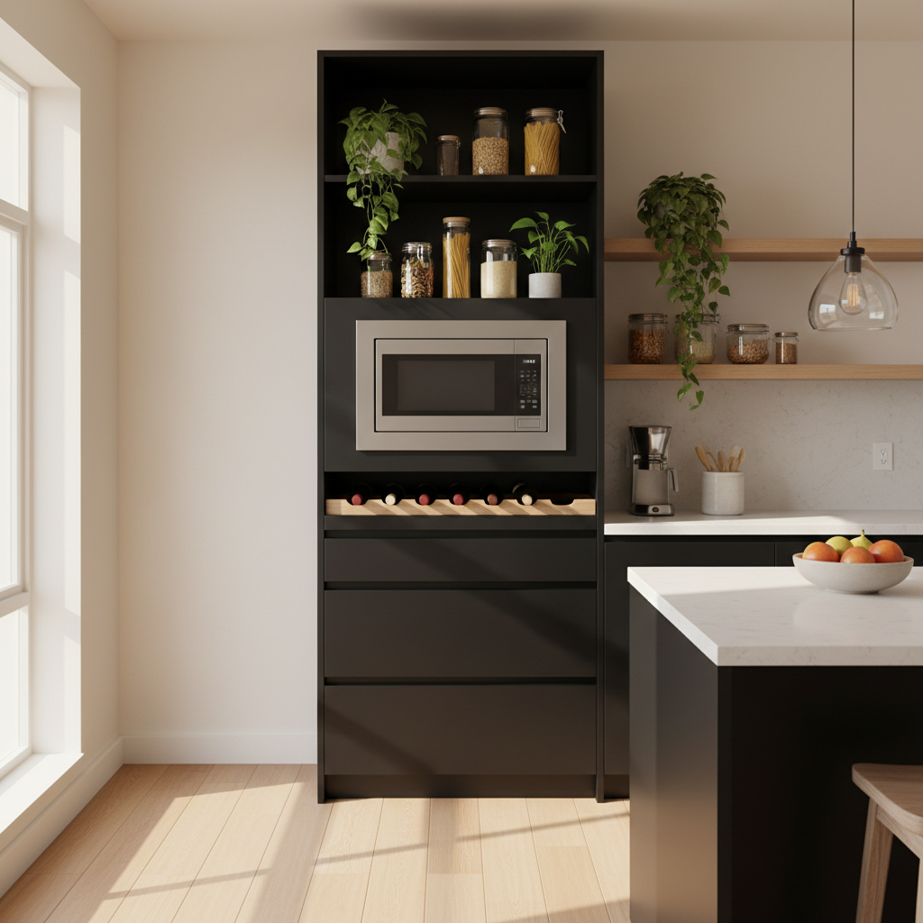Large Pantry Cabinet Microwave Stand Kitchen Hutch 101: Everything First-Time Buyers Should Know Before Choosing One