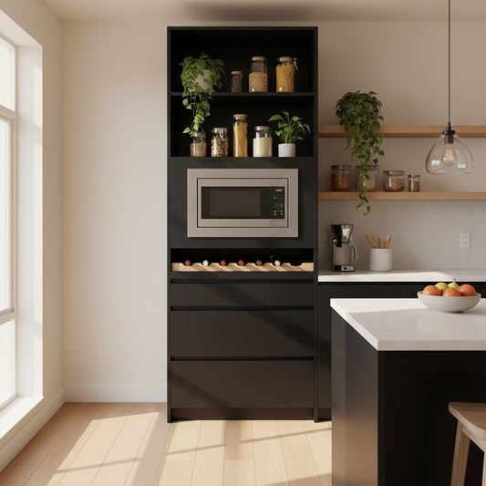 Large Pantry Cabinet Microwave Stand Kitchen Hutch 101: Everything First-Time Buyers Should Know Before Choosing One