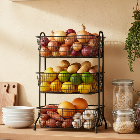 Stackable Metal Wire Kitchen Pantry Organizer for Home Cooks: What Actually Works in a Cramped, Overstuffed Pantry