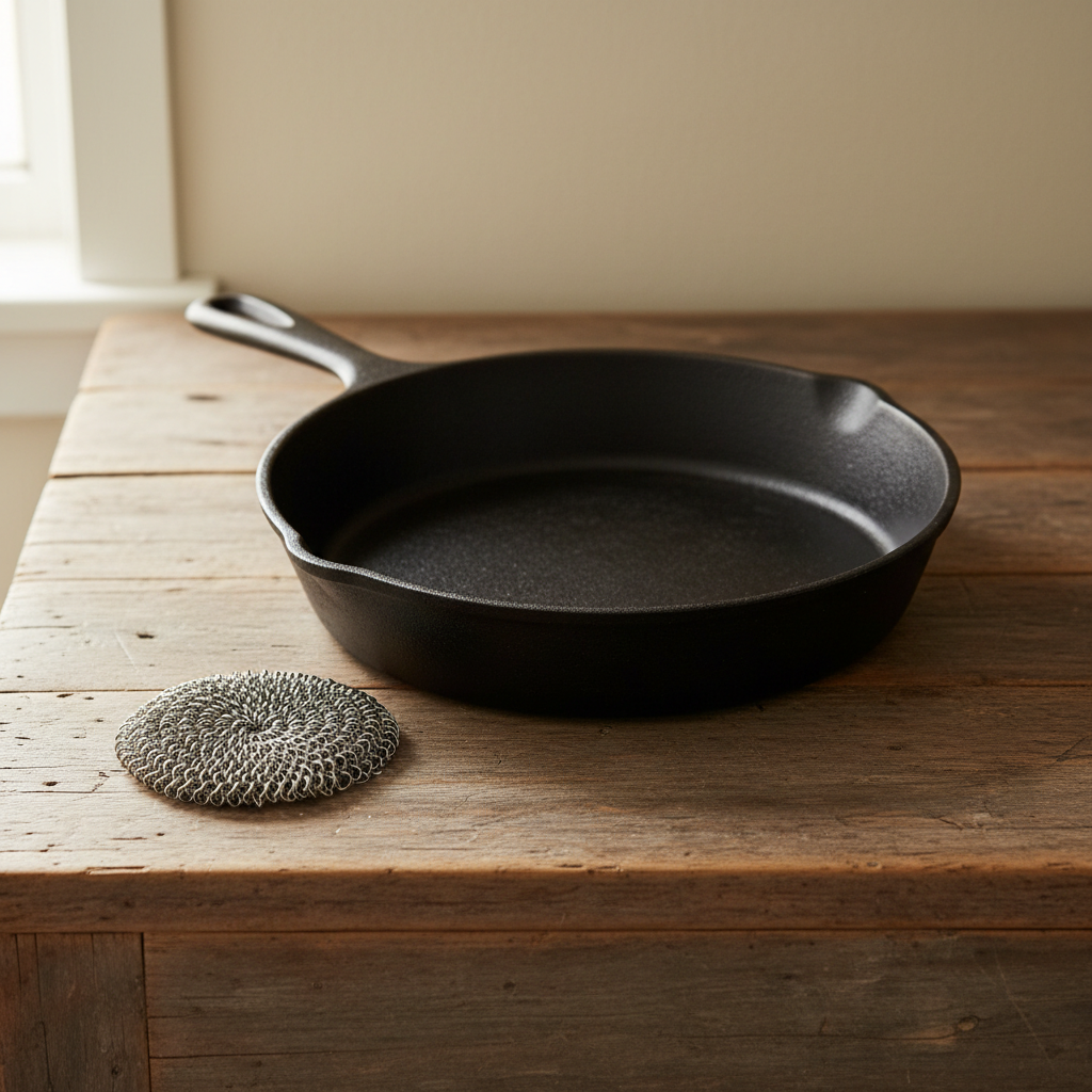 How Daily Cooking Reshaped Cast Iron Care: The Rise of Chainmail Scrubber Cleaning