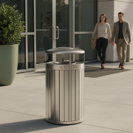 Stubbed Out or Shut Down? Telling Two Outdoor Commercial Trash Can Problems Apart by Weather and Ashtray Function