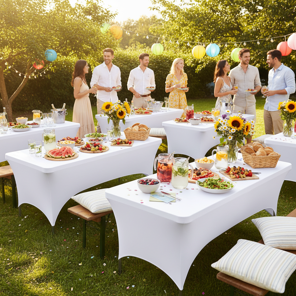 Outdoor Party Tables on a Budget: How to Get a Polished, Wrinkle-Free Look Without Spending a Fortune on Linens