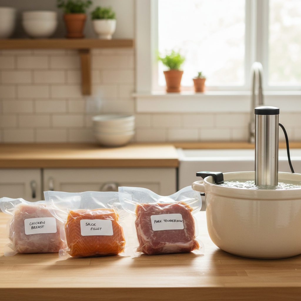 From Scattered Ingredients to Fridge-Ready Meals: A Step-by-Step Vacuum Seal Bags Sous Vide Meal Prep Guide for Busy Home Cooks
