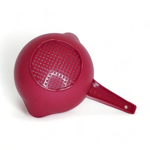 Colander Strainer with Handle, 1 Quart, Vineyard Color