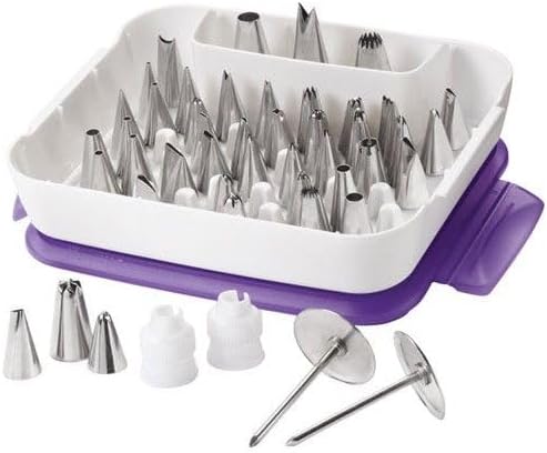 Master Cake Decorating Piping Tips Set, 55-Piece with Case – alternate view