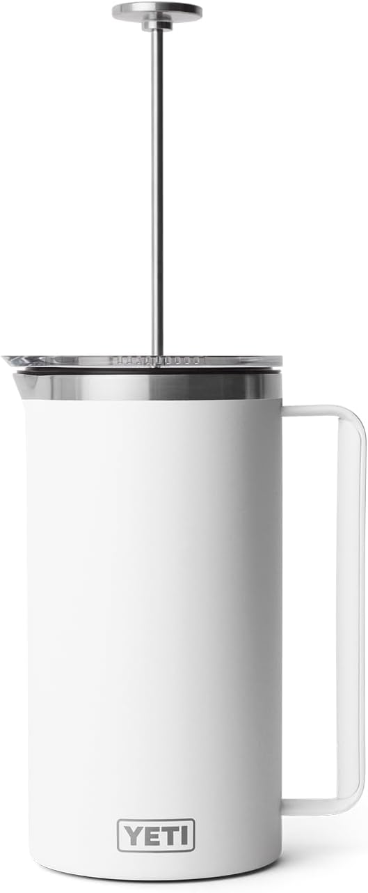 Rambler 64 oz. French Press Coffee Maker – White