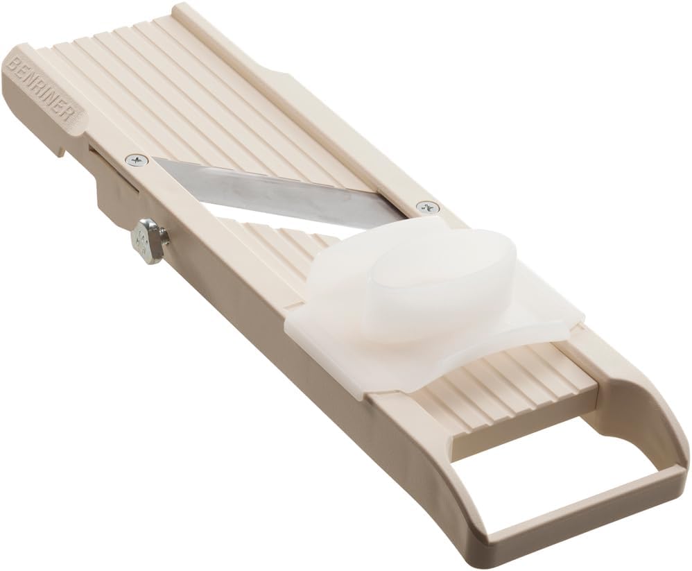 Mandoline Slicer with 4 Blades, Japanese Stainless Steel, BPA Free, 12.75 x