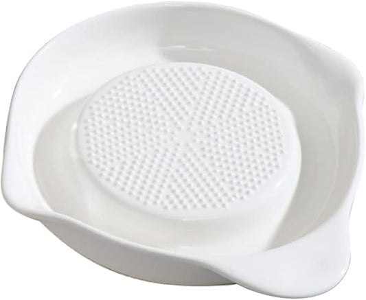 Advanced Ceramic Grater for Ginger, Garlic and Onion, 6 Inches (6-Inch)