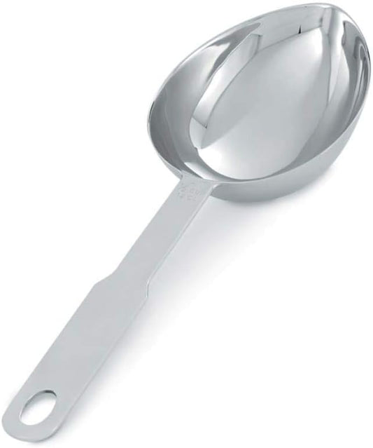 Vollrath 1/2 Cup Gray Oval Heavy Duty Measuring Scoop