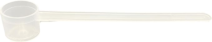 6.5 mL (6.5 CC) Long Handle Scoop for Measuring Coffee, Pet Food, Grains, Protein, Spices and Other Dry Goods (Pack of 10)