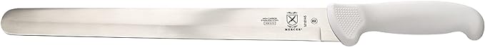 Mercer Culinary Ultimate White 12" Plain Edge Slicer Knife