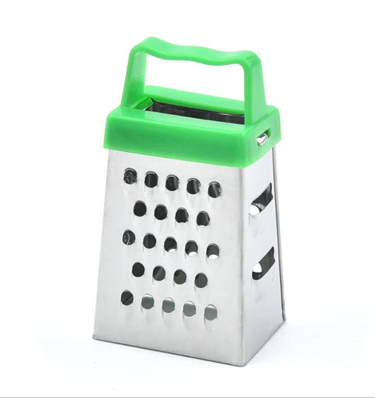 Mini Grater, Stainless Steel Cheese Ginger Vegetable Spices Small Grater for Kitchen (Dark Green)