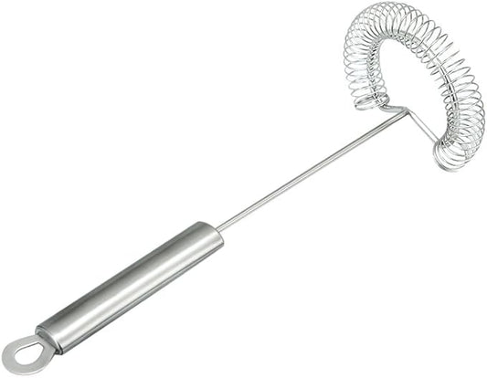Whisk,Spiral Whisks Egg Beater for Blending Mixing Stirring, Non-Stick Stainless Steel Whisk,11.2 inch