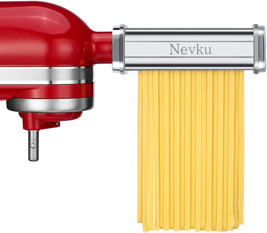 Pasta Maker Attachments Set for all KitchenAid Stand Mixer, including Pasta – size reference