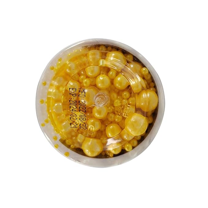 Sprinkles: Yellow Edible Sugar Pearls, 4.23 oz for Cakes and Cookies