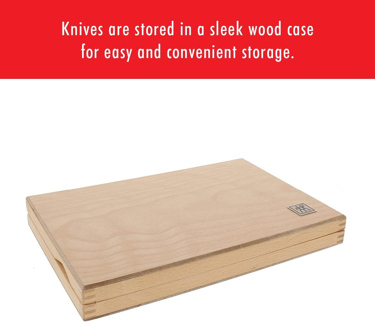 Ultra-Sharp Steak Knives Set of 8 with Wood Gift Box – another angle