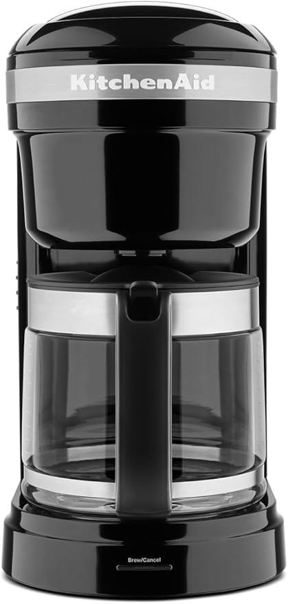 12 Cup Drip Coffee Maker with Spiral Showerhead