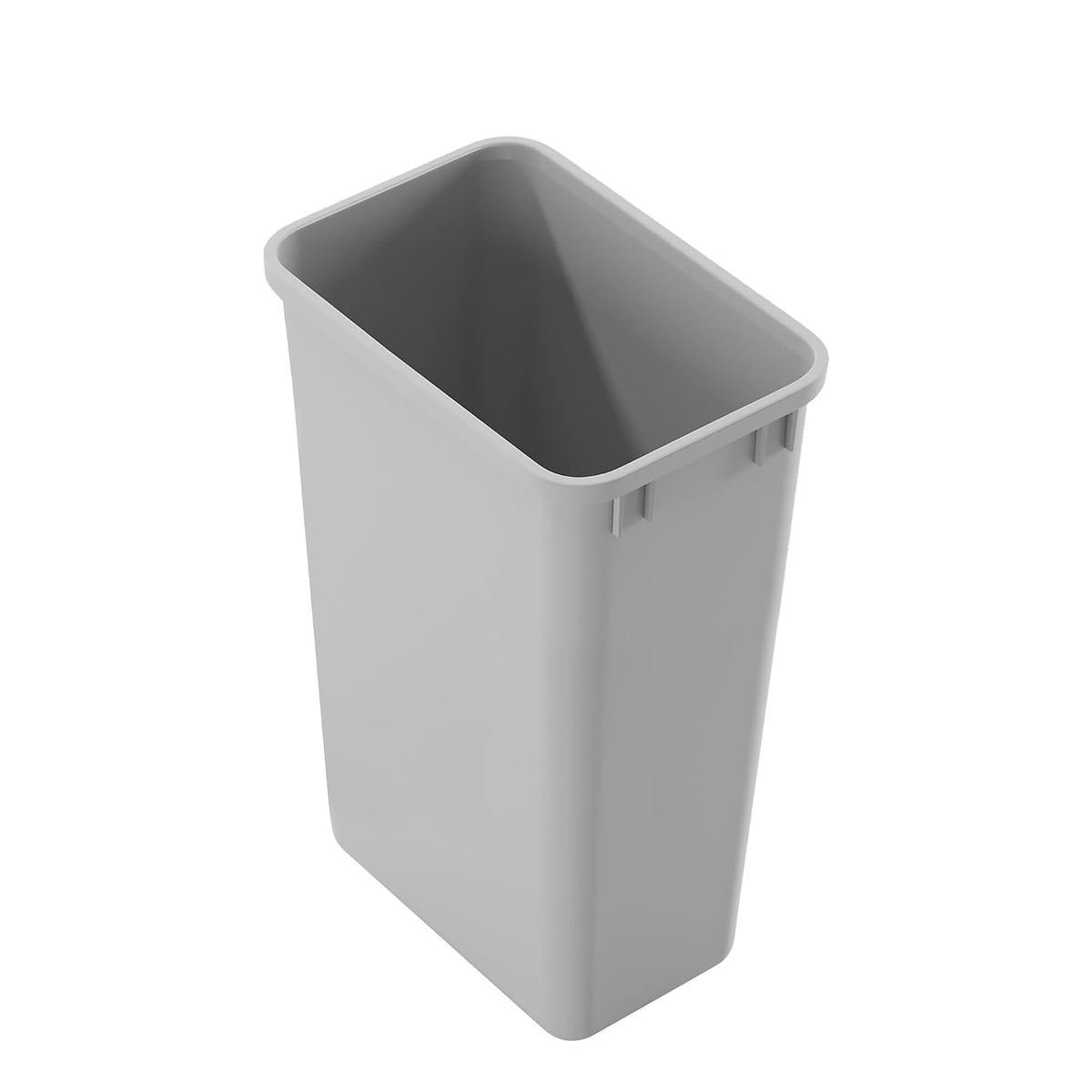 Dowell 50QT Wastebasket Trash Container, 13Gal, Plastic, Stackable,