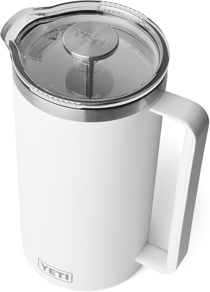 Rambler 64 oz. French Press Coffee Maker – White