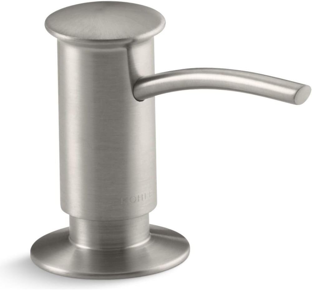 1895-C-VS Kitchen Sink Soap Dispenser with Contemporary Design, Store Liquid – alternate view