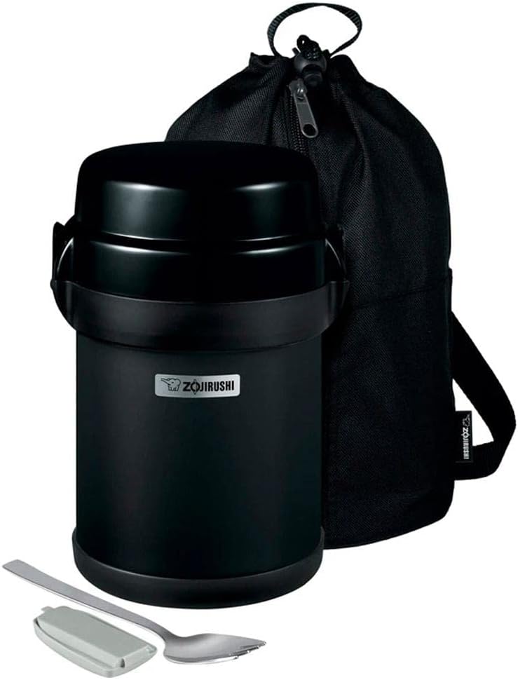 SL-JBE14BZ Mr. Bento Stainless Lunch Jar 41 Oz Carbon Black