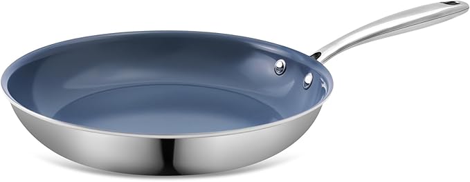 Stainless Steel Nonstick Frying Pan – 8in