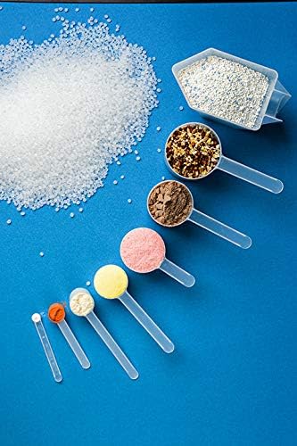 1 mL (1 CC) Long Handle Scoop for Measuring Coffee, Pet Food, Grains, Protein, Spices and Other Dry Goods (Pack of 25)