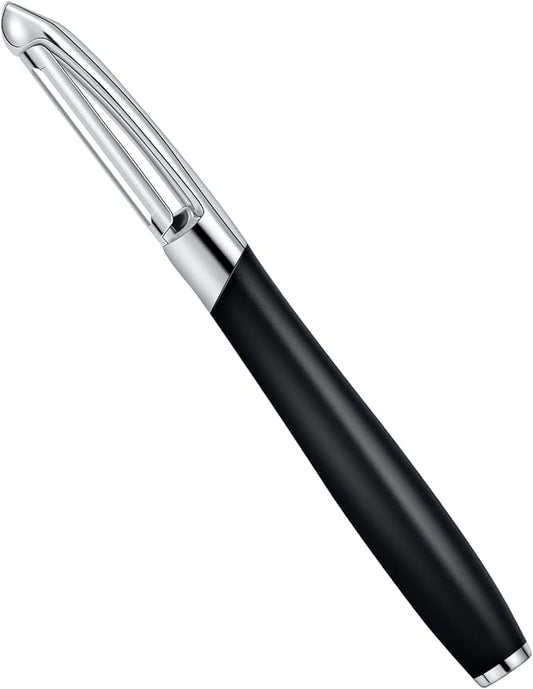 LIIGEMI Stainless Steel I Peeler with Sharp Blade, Non-slip Plastic Handle for Comfortable Peeling of Potatoes, Apples, Cucumbers, and More - Dishwasher Safe Vegetable Peeler
