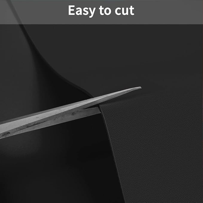 Mats for Dresser Top - 20x96 Inch Waterproof Easy to Clean Can Conceal Flaws Protector The Table Top from Scratches Used for Coffee Table Dresser(Black+Black 20x96)