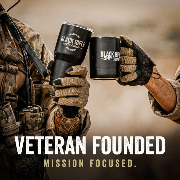 Black Rifle Coffee Company AK Espresso, 12 Count, Medium Roast K Cups - Single Serve K Cups Coffee Pods - Kcup Pods Compatible with Keurig 1.0 & 2.0 - Made from Arabica Beans