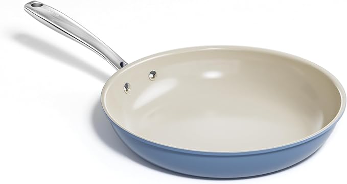 Nonstick Frying Pan Skillet, Ceramic Non-Stick Saute – Blue