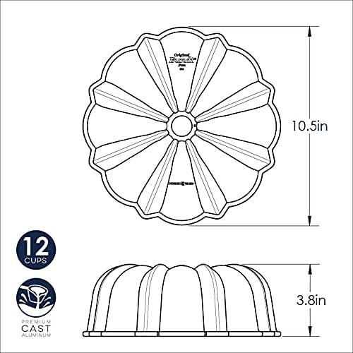 Original Bundt, 12-Cup, Silver – another angle