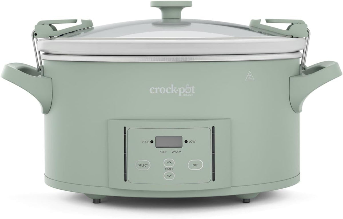 Design Series 7-Quart Programmable Slow Cooker, Desert Sage Green
