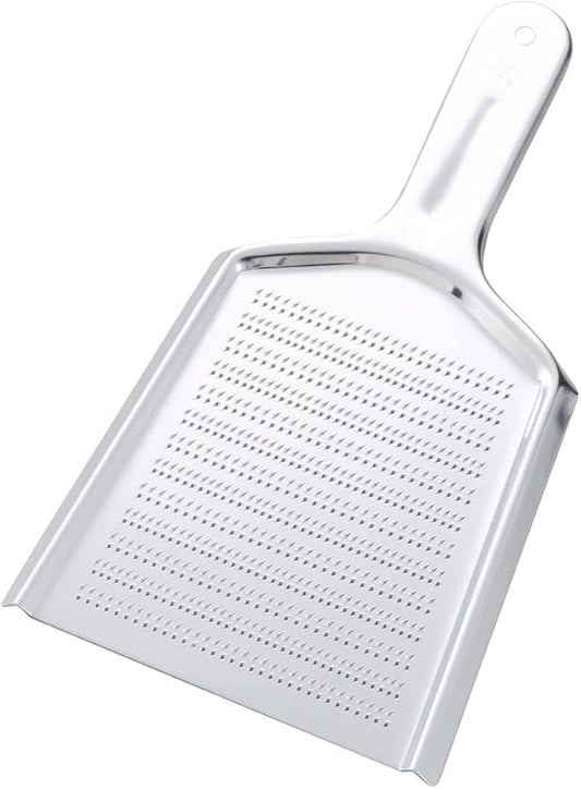 TIKUSAN Japanese Grater Oroshigane Slicer Stainless Steel Made in Japan for Radish Garlic Ginger Fruits and Root Vegetables (6.6"x11.8")