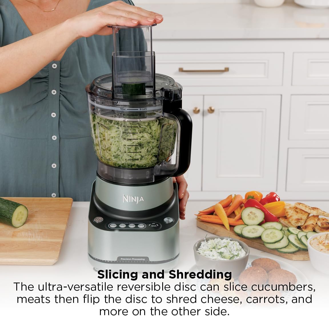 PrecisionPro Food Processor & Dough Mixer, 1000PW, 9-Cup, BZ601 – set view