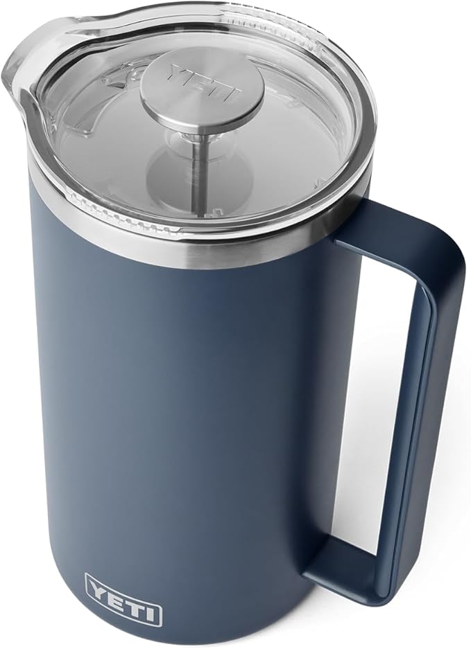 Rambler 64 oz. French Press Coffee Maker – Navy