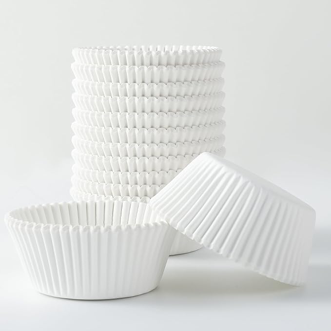 Baking Cups: 2 Inch Mini Cupcake Liners, 1000 Count in White