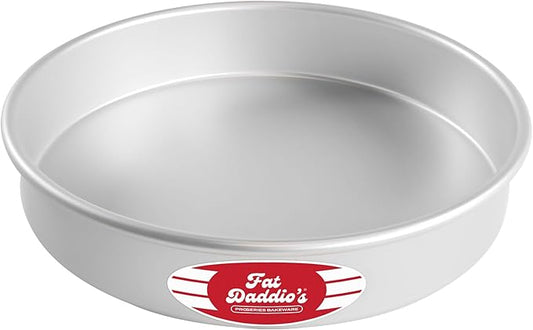 Fat Daddio's Anodized Aluminum Round Cake Pan, 10 x 2 Inch