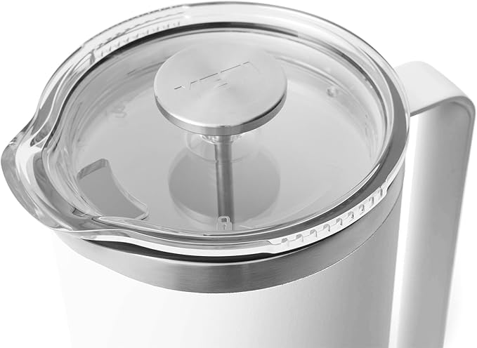 Rambler 64 oz. French Press Coffee Maker – White