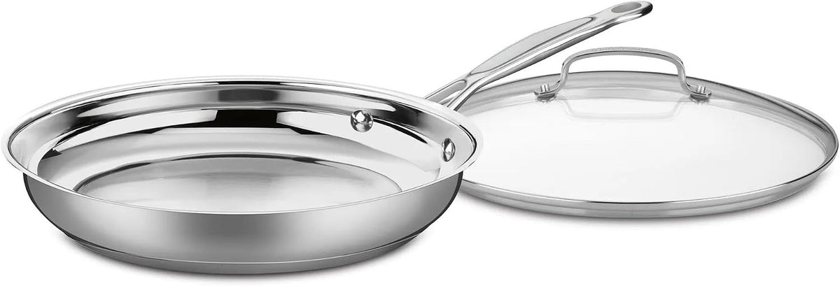 12 Inch Skillet with Glass Cover, Chef's Classic Collection, 722-30G
